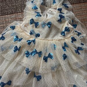 Konges Sløjd Yvonne Fairy Dress in Bowie Blue